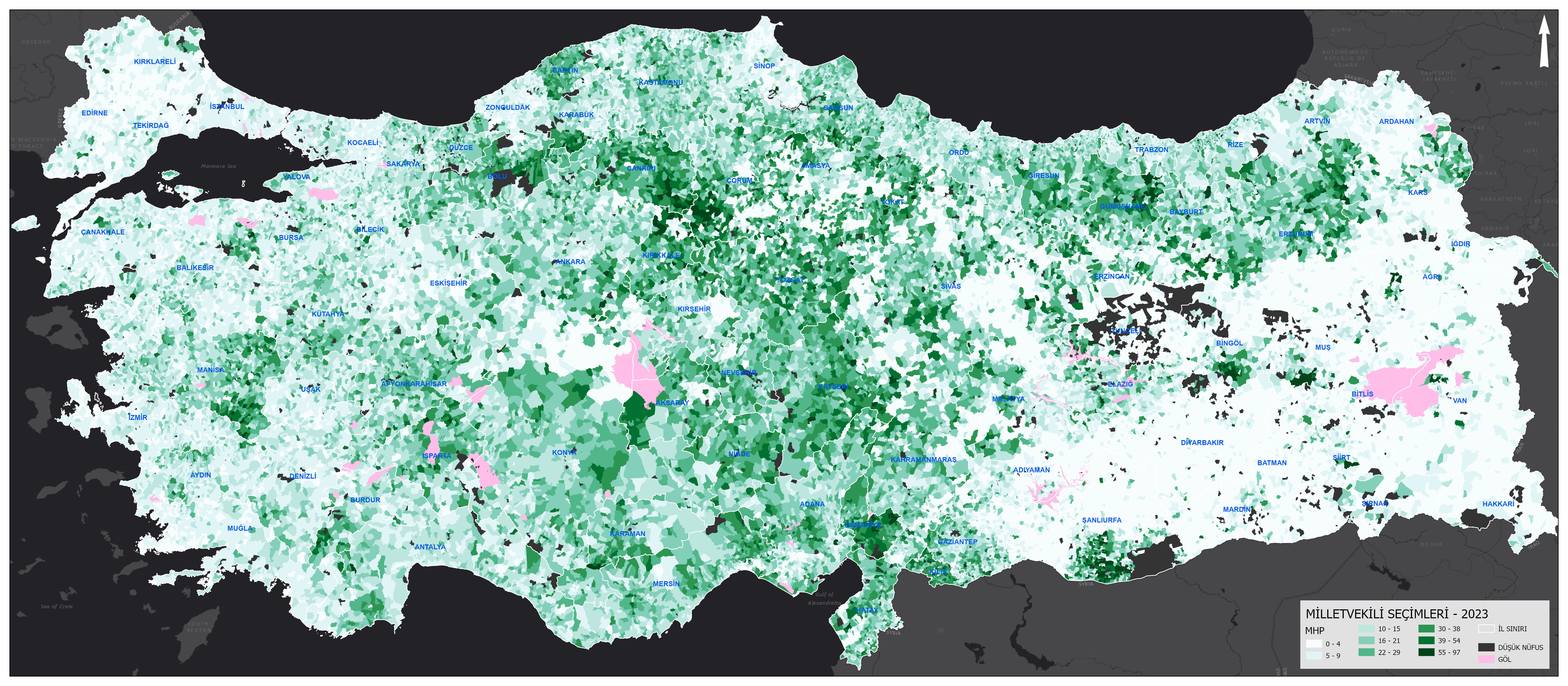 2023 Seçim Sonuçları MHP Yüzdesi