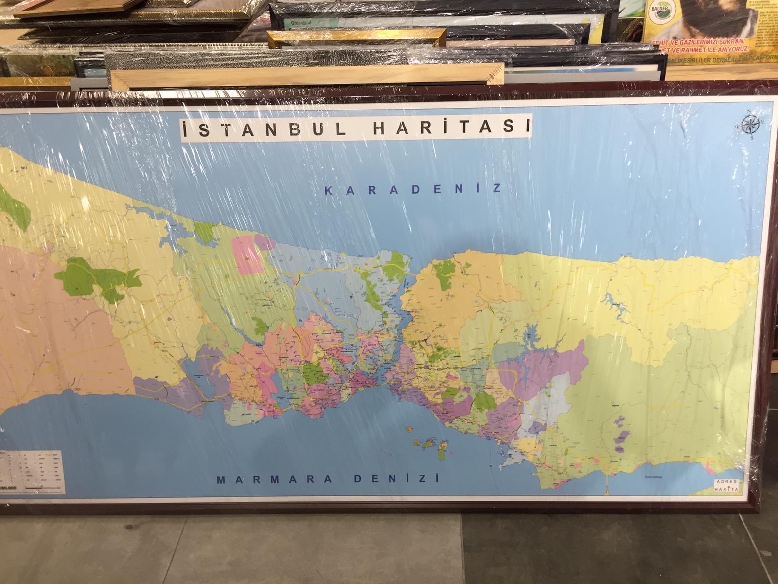 Adres Harita Basılmış Harita 1