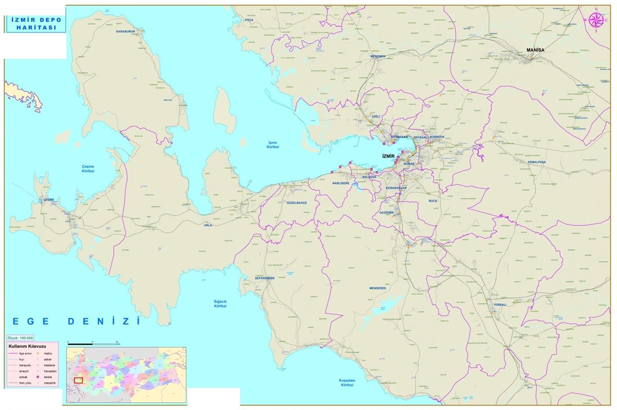 İzmir Haritası