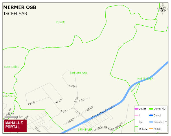 MERMER OSB Mahallesi Haritası | İnteraktif Köy ve Mahalle Sınırları