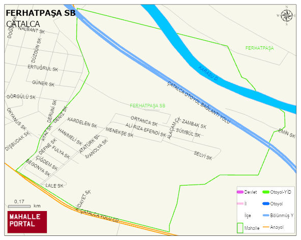 FERHATPAŞA SB Mahallesi Haritası | Mahalle Sokak Haritası