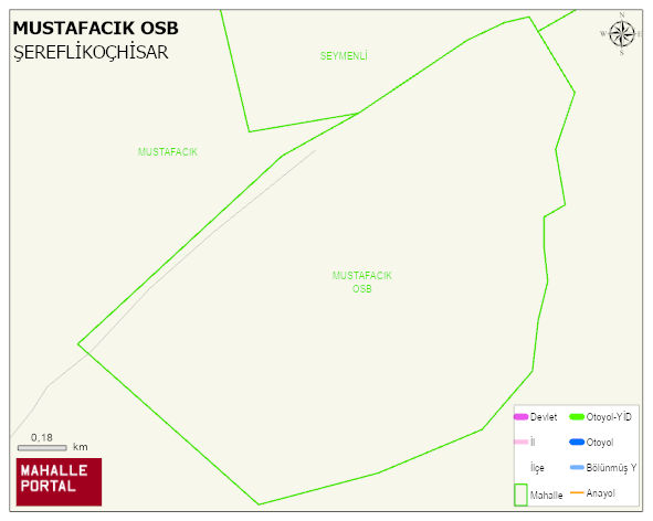 MUSTAFACIK OSB Mahallesi Haritası | Yükselti ve Doğa Özellikleri