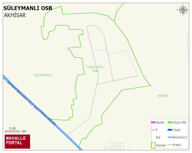 SÜLEYMANLI OSB Mahallesi Haritası | İnteraktif Köy ve Mahalle Sınırları