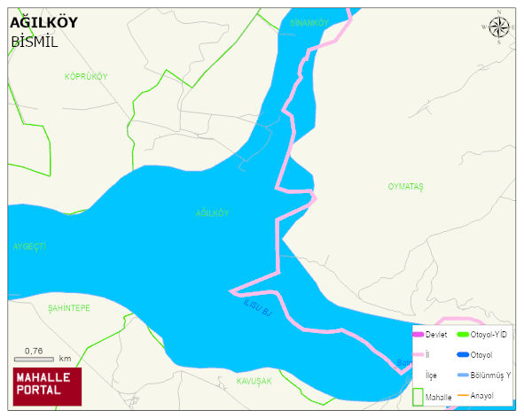 AĞILKÖY Mahallesi Haritası | İnteraktif Köy ve Mahalle Sınırları