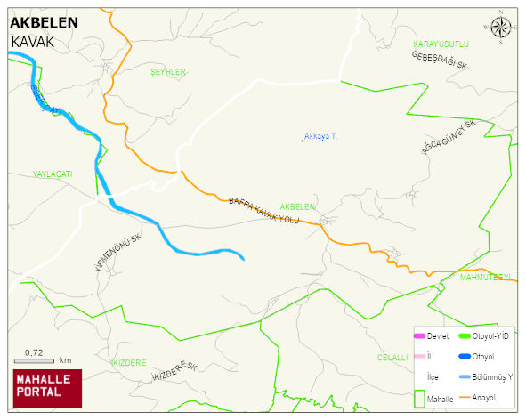 AKBELEN Mahallesi Haritası | Uydu Görüntüsü ve Harita Detayları