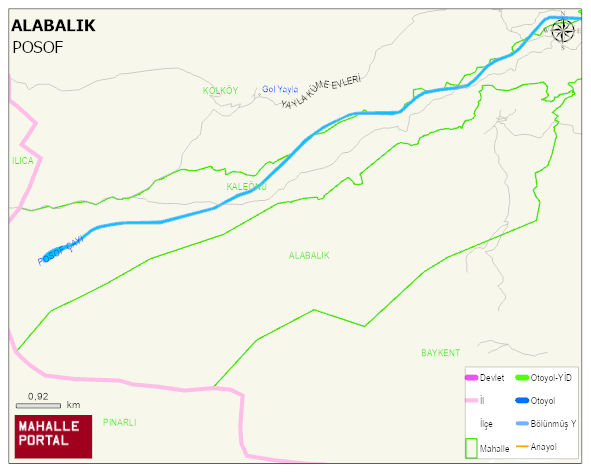 ALABALIK Köyü Haritası | Mahalle ve Köy Sınırı