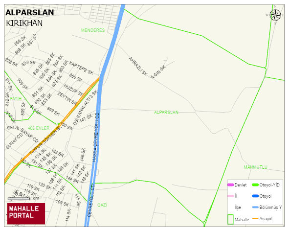 ALPARSLAN Mahallesi Haritası | Güncel Mahalle ve Köy Haritası