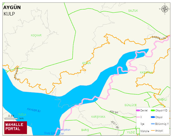 AYGÜN Mahallesi Haritası | İnteraktif Köy ve Mahalle Sınırları