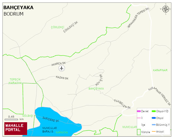 BAHÇEYAKA Mahallesi Haritası | İnteraktif Köy ve Mahalle Sınırları