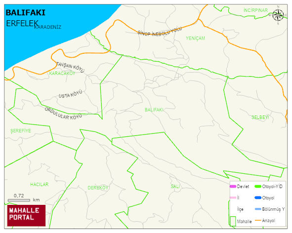 BALIFAKI Köyü Haritası | Güncel Mahalle ve Köy Haritası