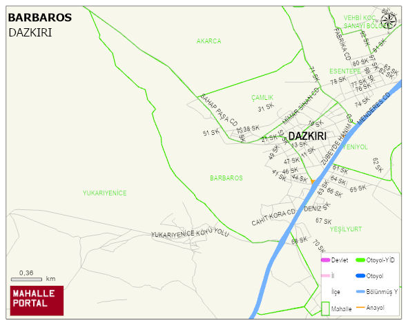 BARBAROS Mahallesi Haritası | Mahalle Sokak Haritası