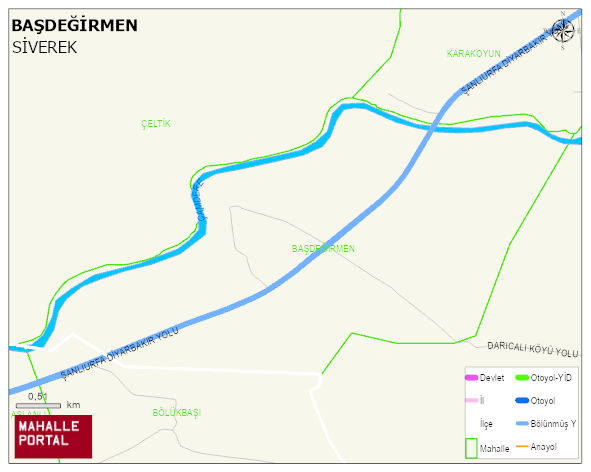 BAŞDEĞİRMEN Mahallesi Haritası | Detaylı Köy ve Mahalle Görünümü