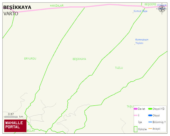 BEŞİKKAYA Köyü Haritası | Uydu Görüntüsü ve Harita Detayları