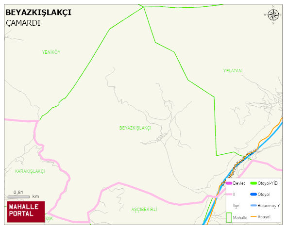BEYAZKIŞLAKÇI Köyü Haritası | Güncel Mahalle ve Köy Haritası
