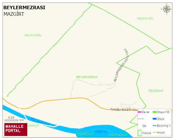 BEYLERMEZRASI Köyü Haritası | İnteraktif Köy ve Mahalle Sınırları