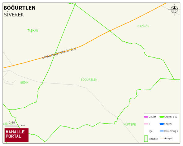 BÖĞÜRTLEN Mahallesi Haritası | Uydu Görüntüsü ve Harita Detayları