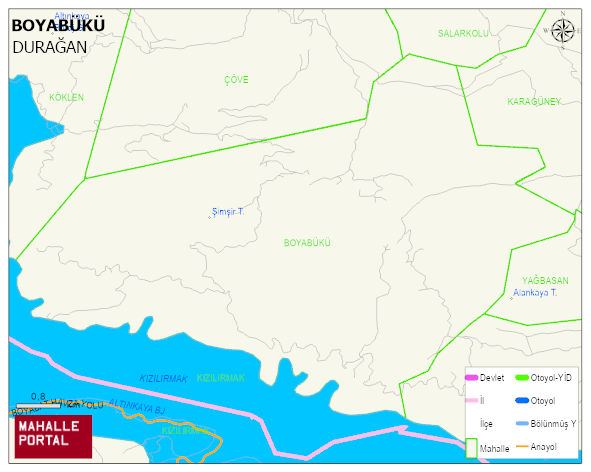 BOYABÜKÜ Köyü Haritası | Güncel Mahalle ve Köy Haritası