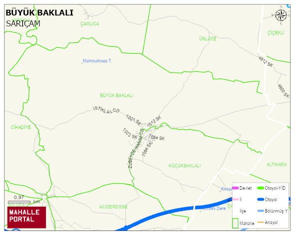BÜYÜK BAKLALI Mahallesi Haritası | Uydu Görüntüsü ve Harita Detayları