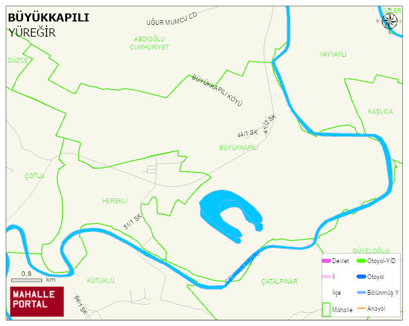 BÜYÜKKAPILI Mahallesi Haritası | Mahalle Sokak Haritası