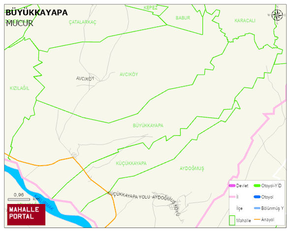 BÜYÜKKAYAPA Köyü Haritası | Uydu Görüntüsü ve Harita Detayları