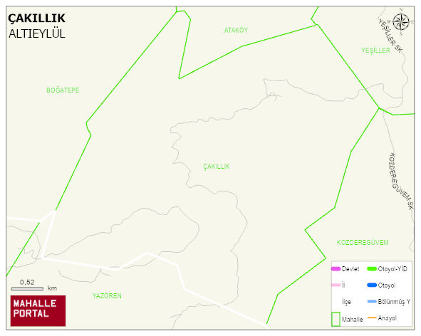 ÇAKILLIK Mahallesi Haritası | Güncel Mahalle ve Köy Haritası