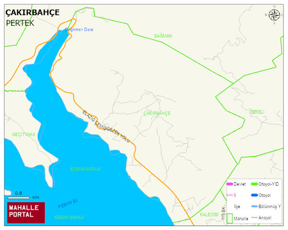 ÇAKIRBAHÇE Köyü Haritası | Detaylı Köy ve Mahalle Görünümü