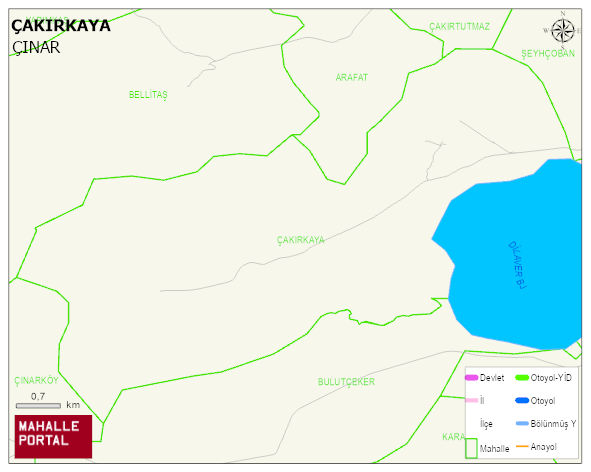 ÇAKIRKAYA Mahallesi Haritası | Mahalle Sokak Haritası