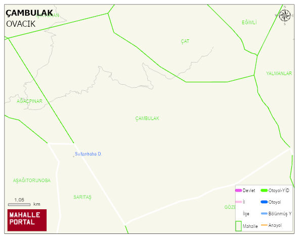 ÇAMBULAK Köyü Haritası | İnteraktif Köy ve Mahalle Sınırları