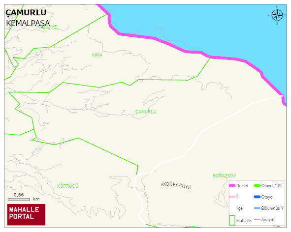 ÇAMURLU Köyü Haritası | Sayısal Bölge Görünümü