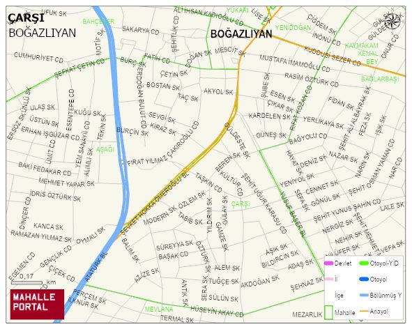 ÇARŞI Mahallesi Haritası | Dağlar, Ovalar ve Akarsu Bilgileri