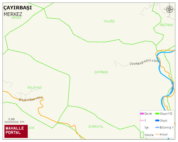 ÇAYIRBAŞI Köyü Haritası | Detaylı Köy ve Mahalle Görünümü