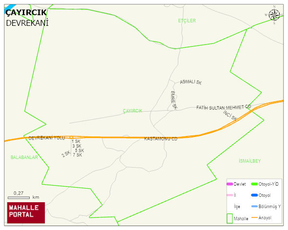 ÇAYIRCIK Mahallesi Haritası | Güncel Mahalle ve Köy Haritası