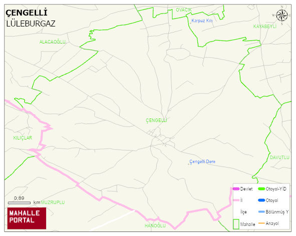 ÇENGELLİ Köyü Haritası | Mahalle Sokak Haritası