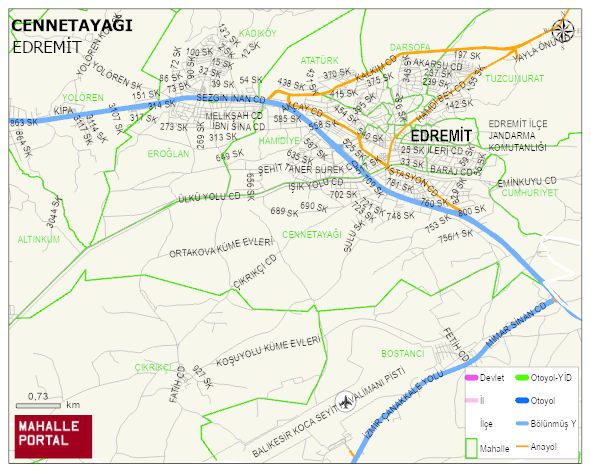 CENNETAYAĞI Mahallesi Haritası | İnteraktif Köy ve Mahalle Sınırları