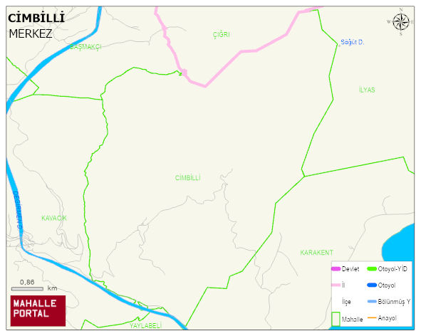 CİMBİLLİ Köyü Haritası | Güncel Mahalle ve Köy Haritası