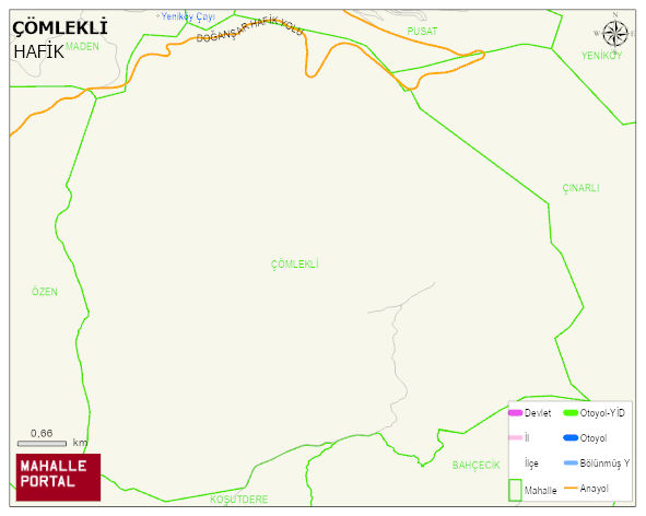 ÇÖMLEKLİ Köyü Haritası | Güncel Mahalle ve Köy Haritası