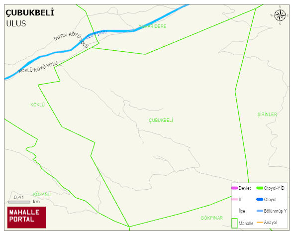 ÇUBUKBELİ Köyü Haritası | İnteraktif Köy ve Mahalle Sınırları