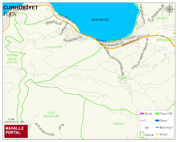 CUMHURİYET Mahallesi Haritası | İnteraktif Köy ve Mahalle Sınırları