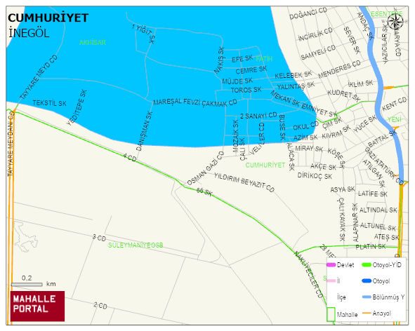 CUMHURİYET Mahallesi Haritası | Uydu Görüntüsü ve Harita Detayları