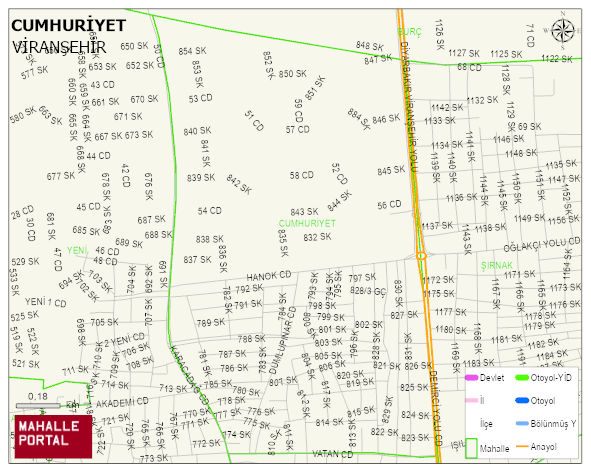 CUMHURİYET Mahallesi Haritası | Detaylı Köy ve Mahalle Görünümü