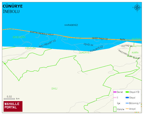 CÜNÜRYE Mahallesi Haritası | Uydu Görüntüsü ve Harita Detayları