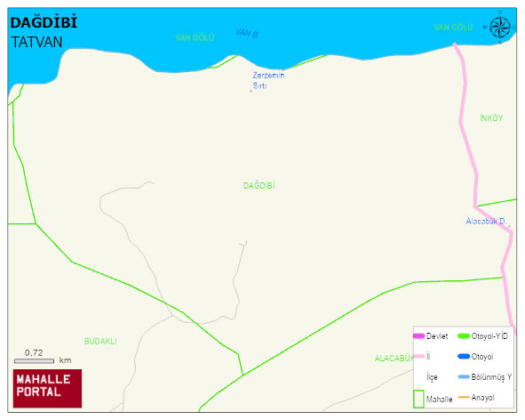 DAĞDİBİ Köyü Haritası | Detaylı Köy ve Mahalle Görünümü