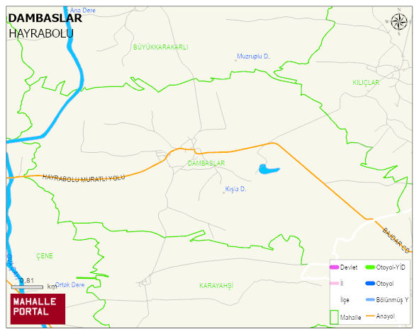 DAMBASLAR Mahallesi Haritası | Detaylı Köy ve Mahalle Görünümü