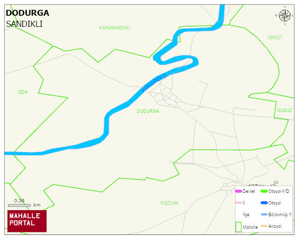 DODURGA Köyü Haritası | Detaylı Köy ve Mahalle Görünümü