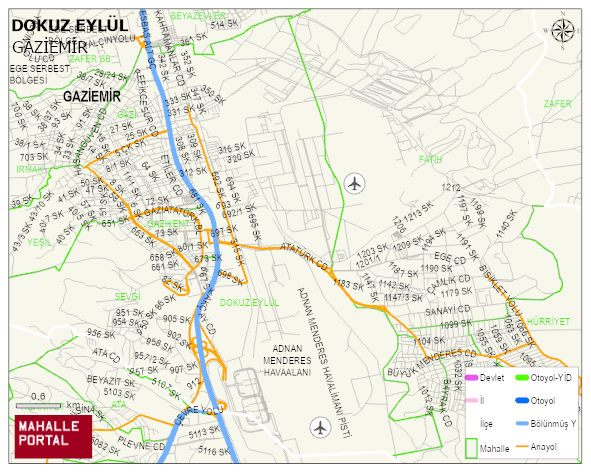 DOKUZ EYLÜL Mahallesi Haritası | Mahalle ve Köy Sınırı