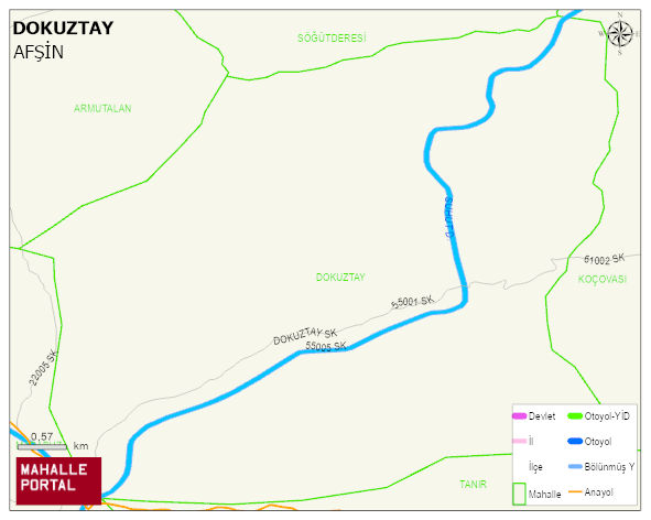 DOKUZTAY Mahallesi Haritası | Detaylı Köy ve Mahalle Görünümü