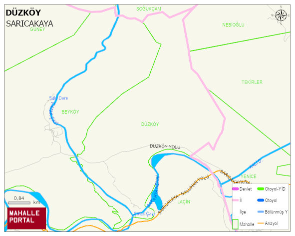 DÜZKÖY Mahallesi Haritası | Detaylı Köy ve Mahalle Görünümü