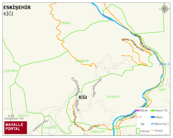 ESKİŞEHİR Mahallesi Haritası | Güncel Mahalle ve Köy Haritası
