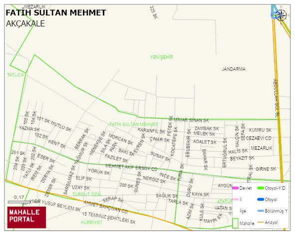 FATİH SULTAN MEHMET Mahallesi Haritası | Güncel Mahalle ve Köy Haritası