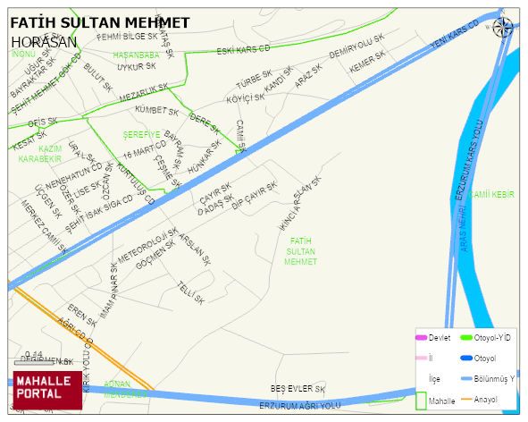 FATİH SULTAN MEHMET Mahallesi Haritası | Uydu Görüntüsü ve Harita Detayları